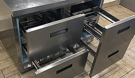 Lowboy refrigerator