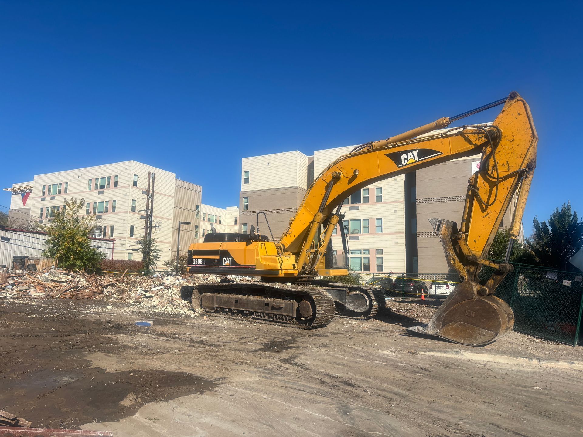 Machinery at a job site