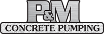 P & M Concrete Pumping | Logo