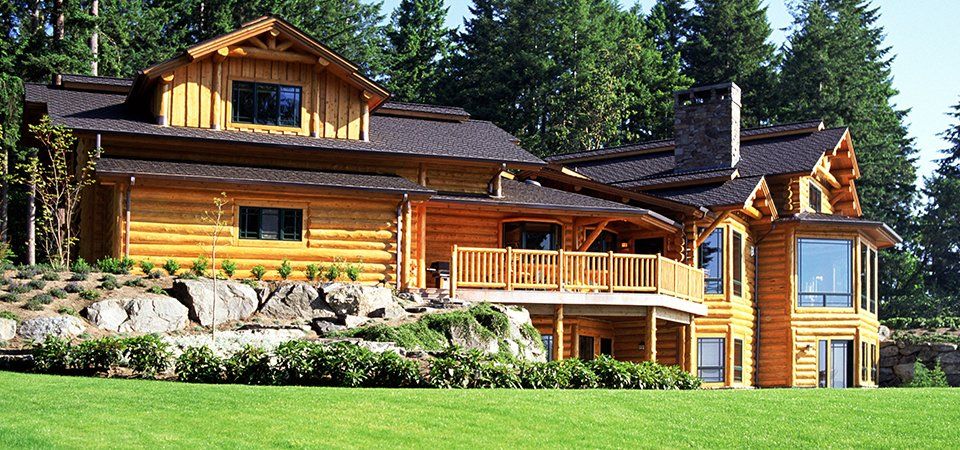 Big cabin house