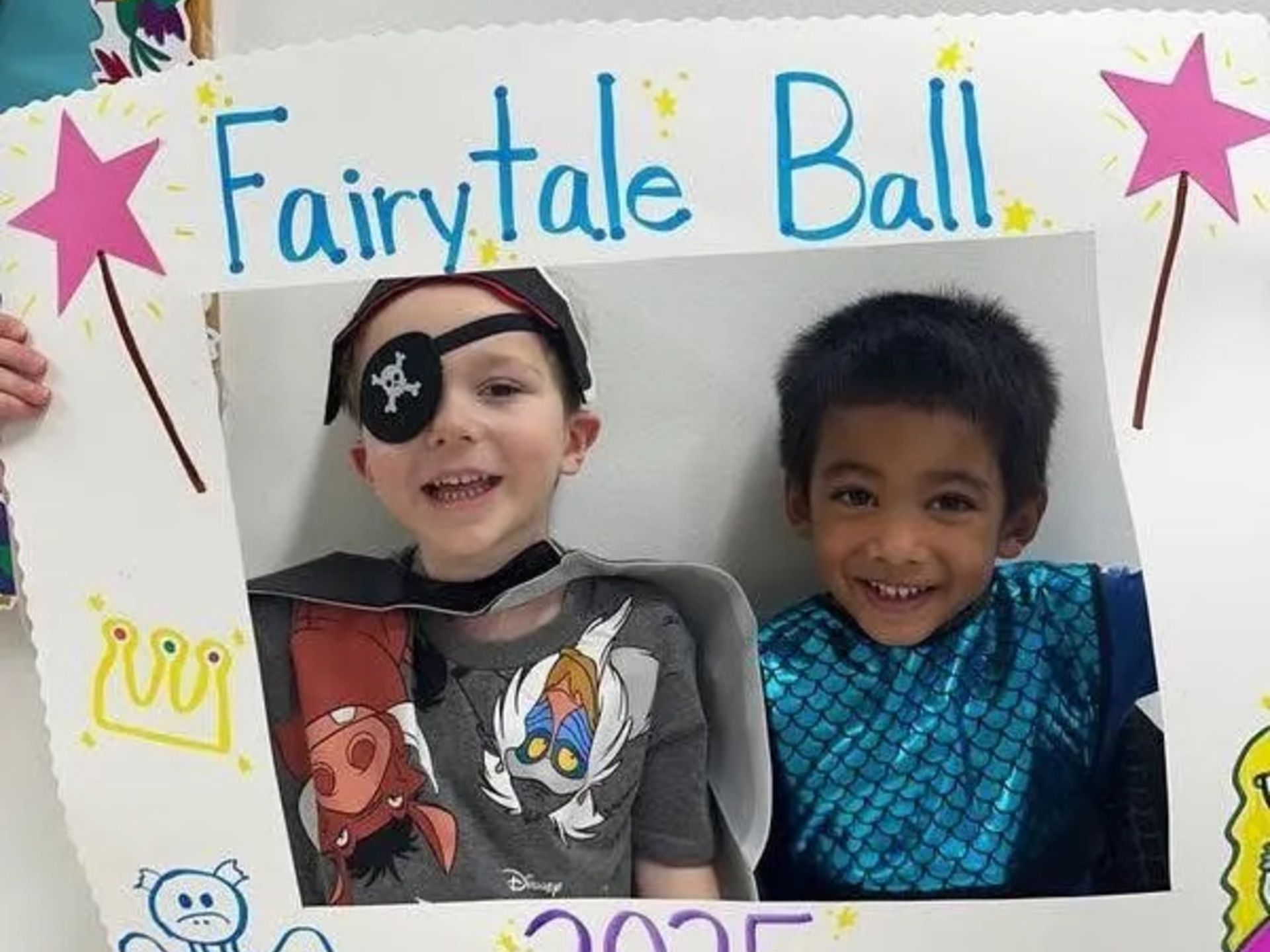 Two boys at a 