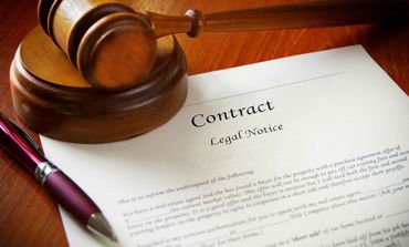 contract and gavel