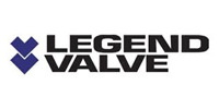 Legend Valve logo with a blue geometric emblem and the company name in bold black text.