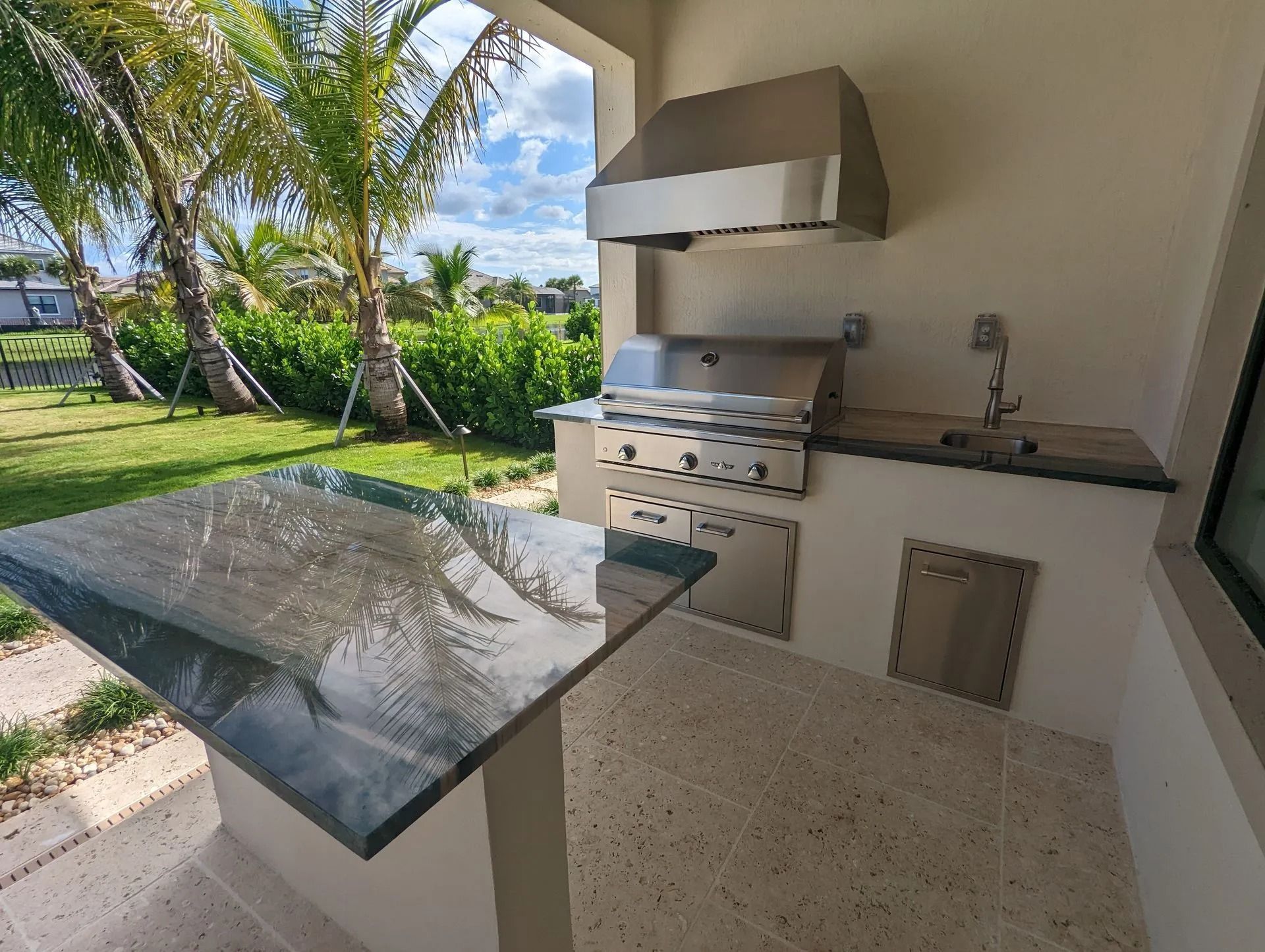 backyard kitchens