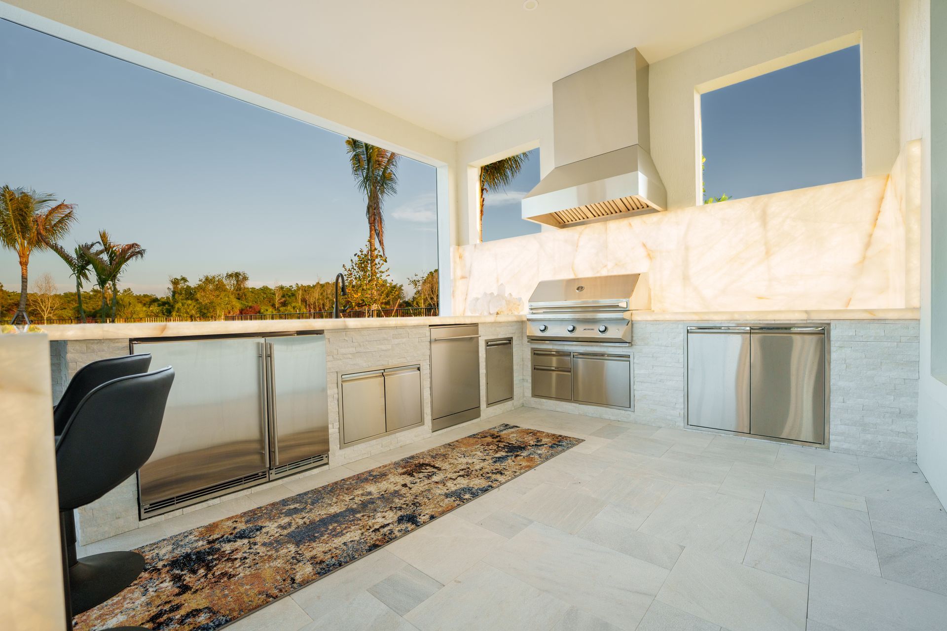 outdoor living space