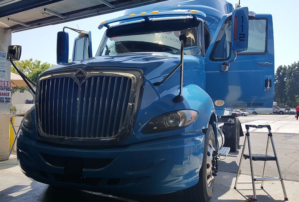 Commercial truck tinting