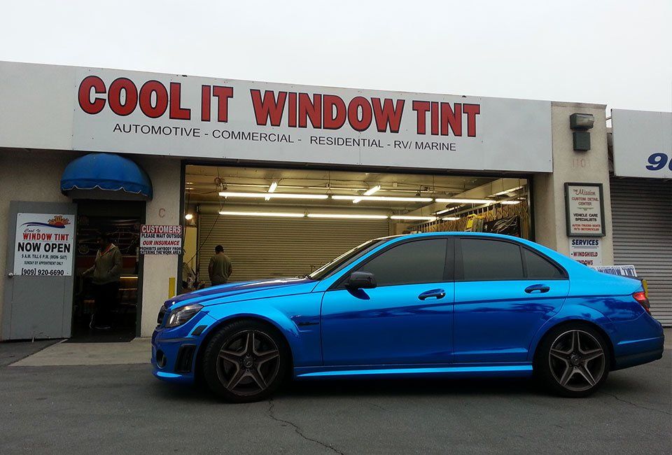 Auto window tinting