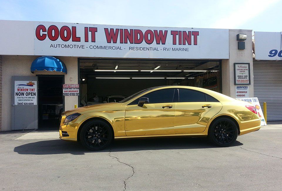 Auto window tinting