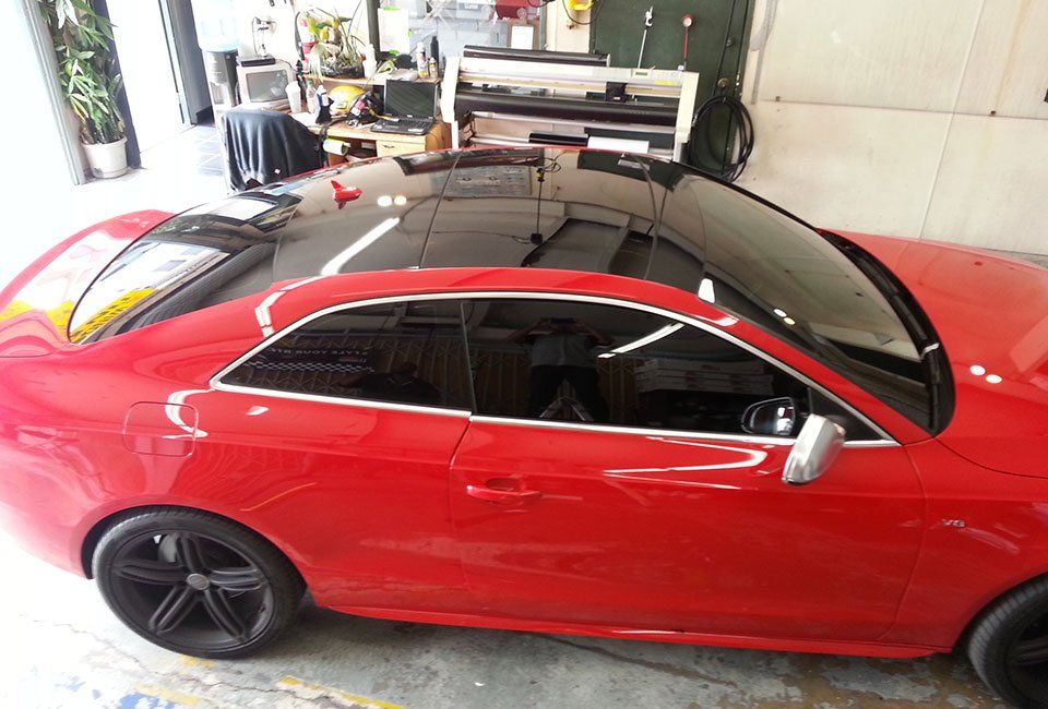 Auto window tinting