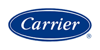 Carrier logo: white text 