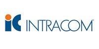 The intracom logo is blue and orange on a white background.