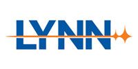 The logo for lynn living is blue and orange with a star in the middle.