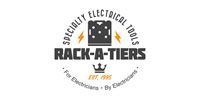 It is a logo for a company called rack-a-tiers.