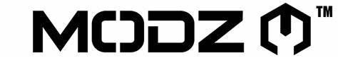 The word modz is written in black on a white background