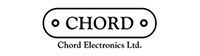Logo for Chord Electronics Ltd.: A white, pill-shaped outline with