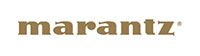 Marantz logo in a brown serif font. A registered trademark symbol is in the upper right.