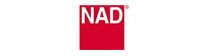 NAD logo in white text on a red square.