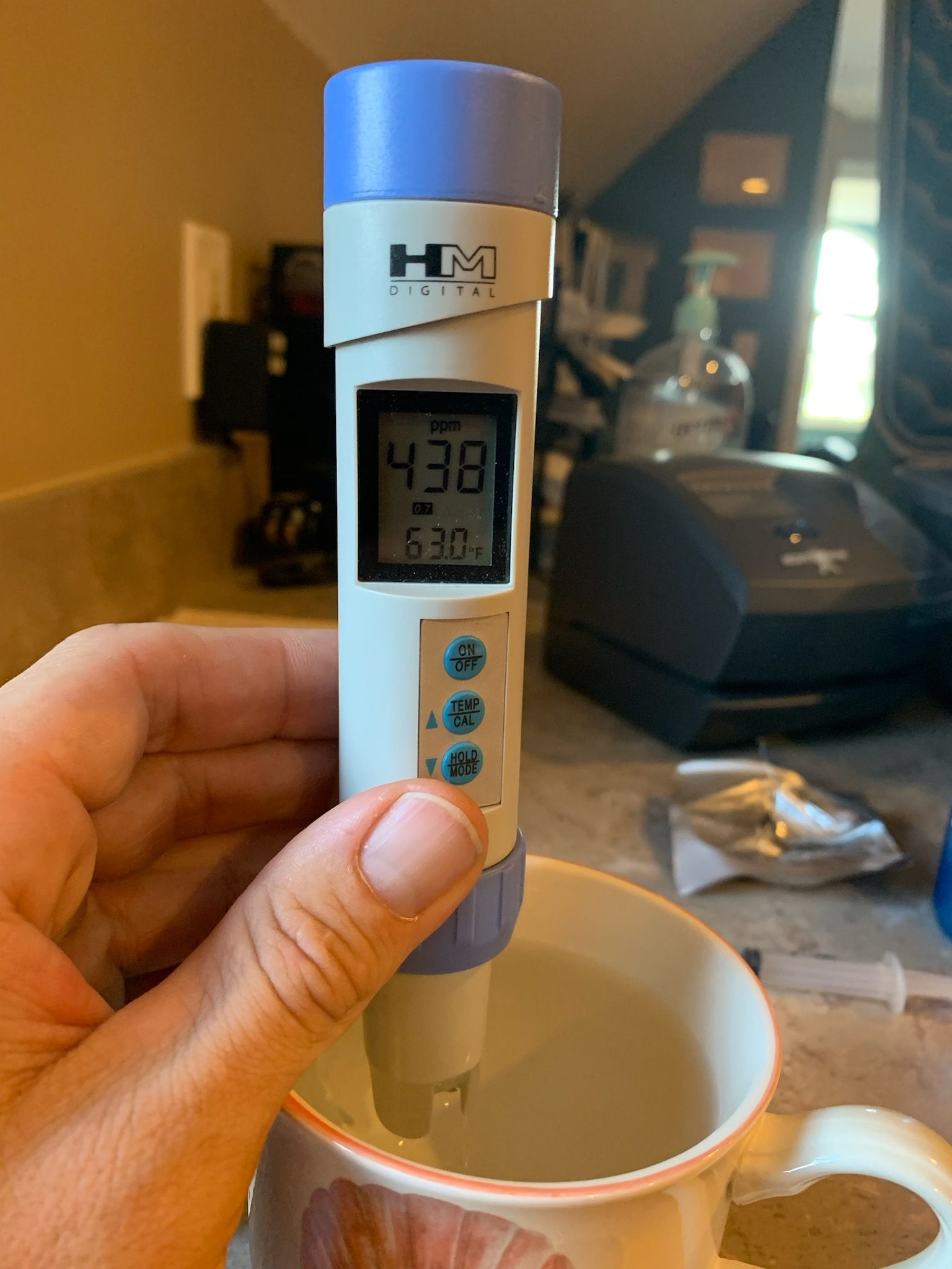 Hand held water tester