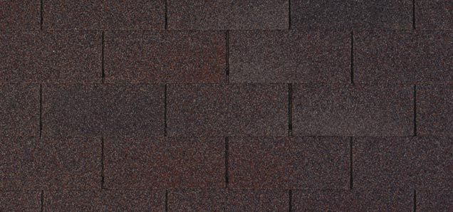 A close up of a brown roof tile.