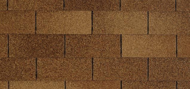 A close up of a brown roof tile.