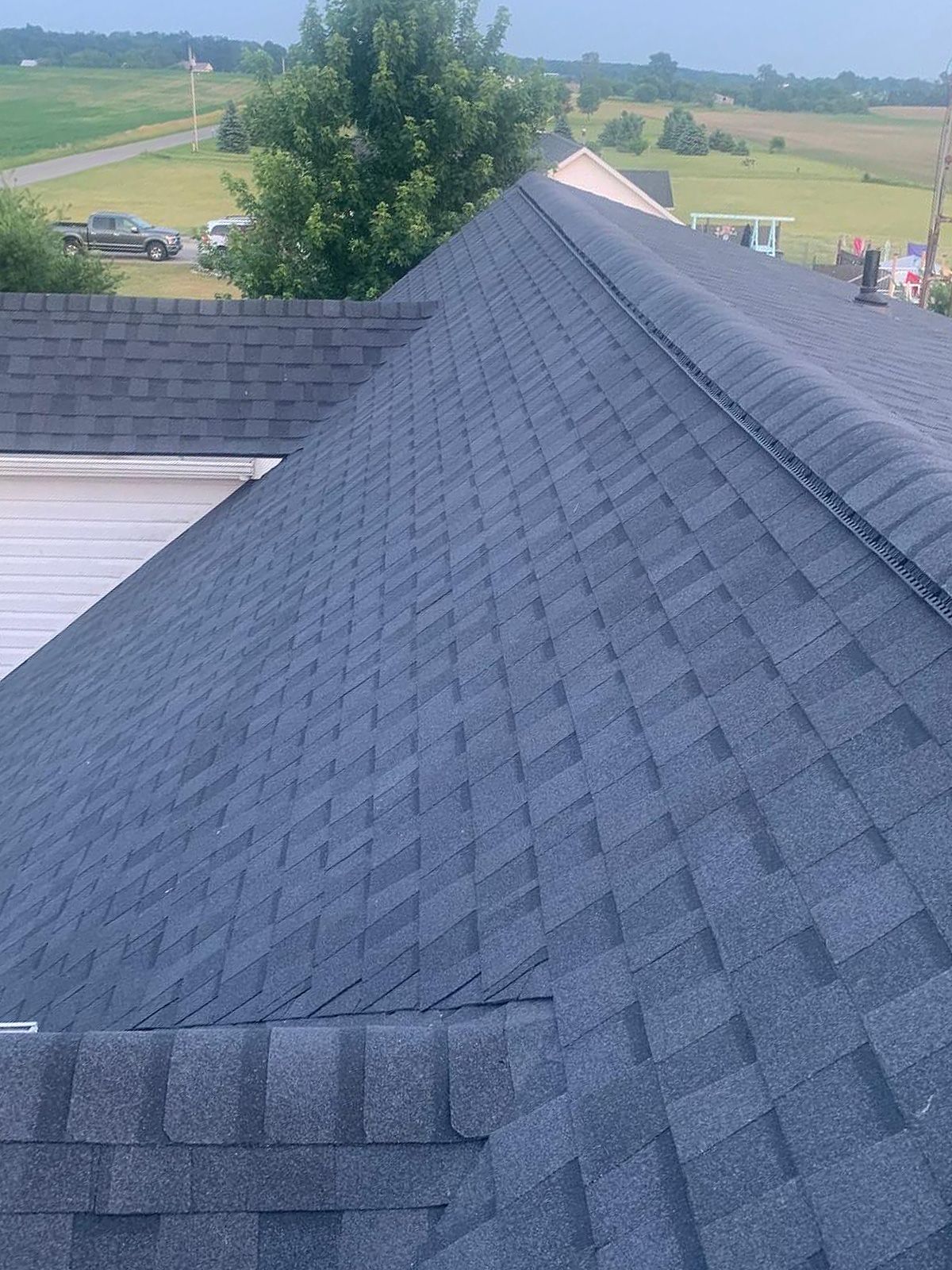 Shingle roof