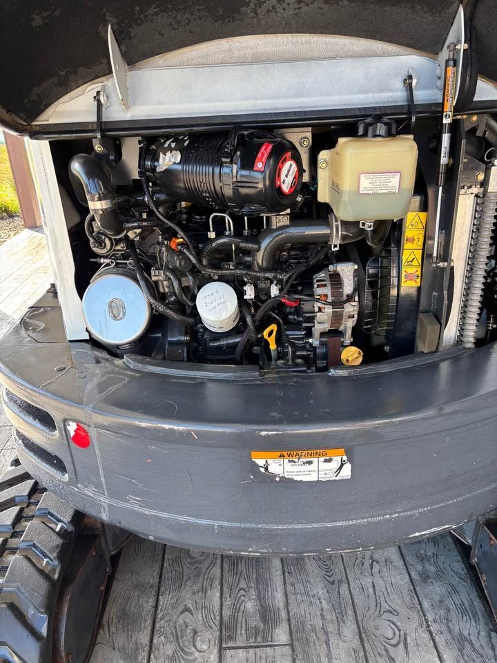 2017 angle blade bobcat e35 excavator