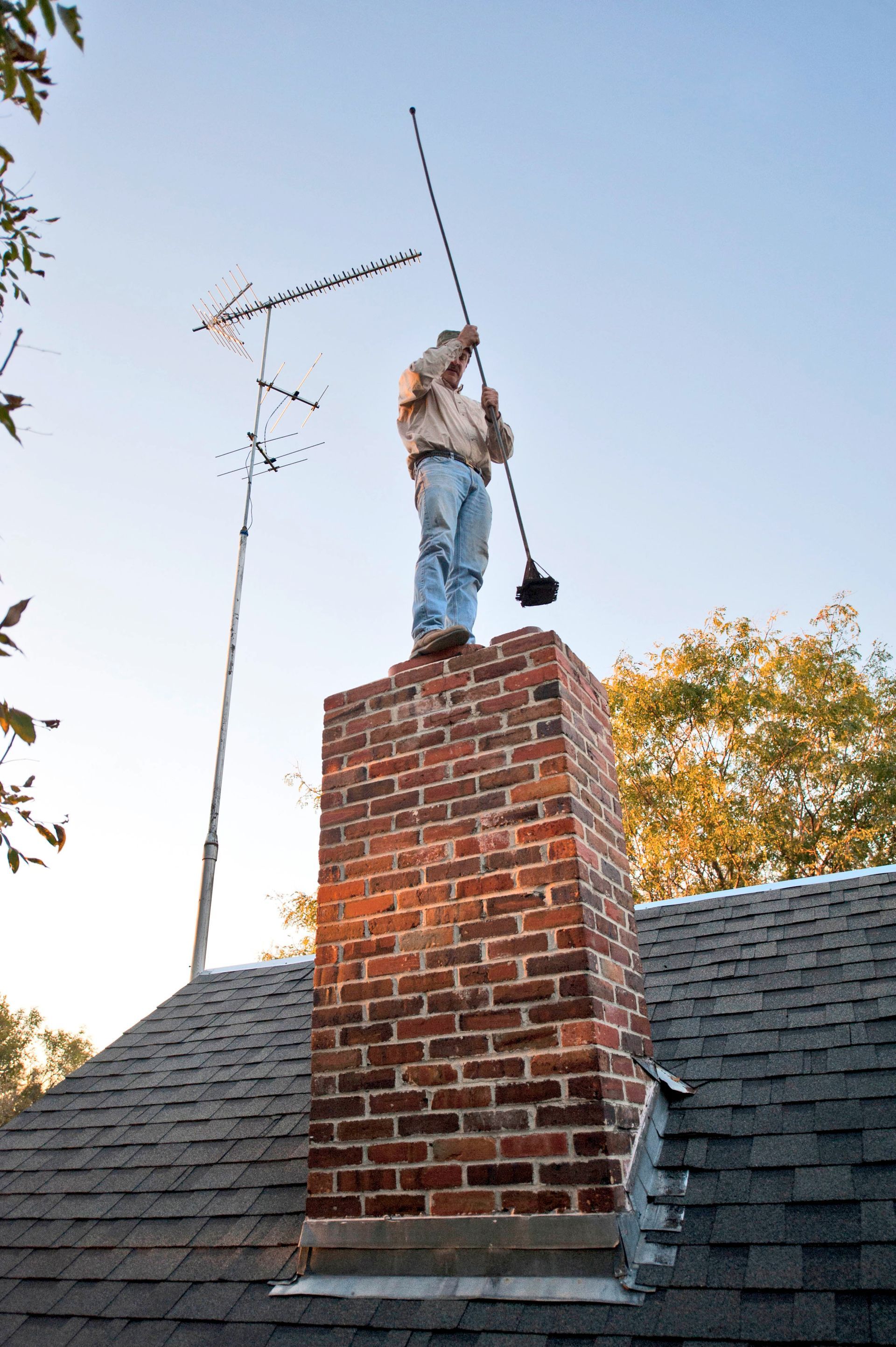 chimney sweeping