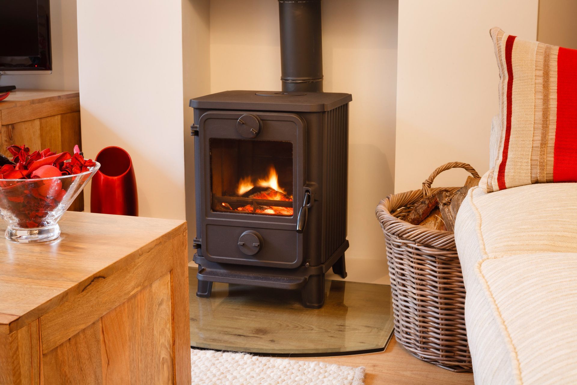 wood stove