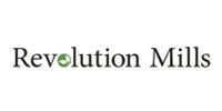 Revolution Mills logo in black text on a white background