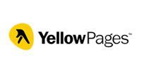Yellow Pages logo with yellow icon and black text on white background