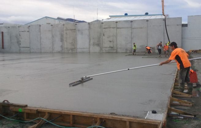 Concrete foundation
