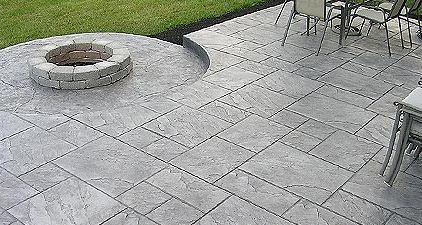 Brick patio