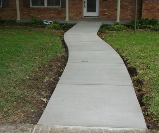 Concrete foundation