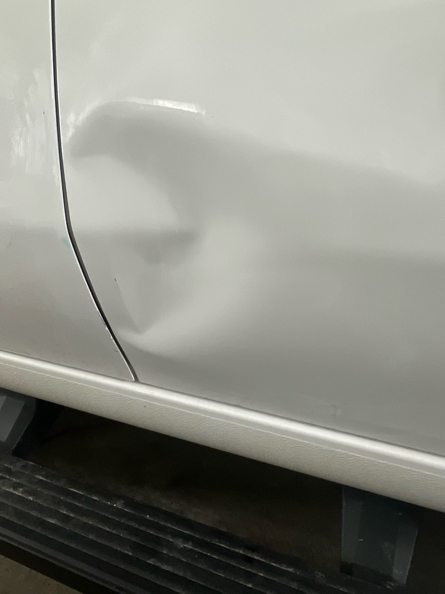 Dent removal - before