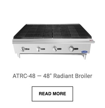 a picture of an atrc 48 48 radiant broiler