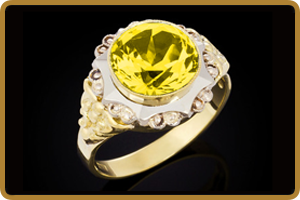 jewelry with gemstones yellow gold