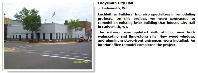 Ladysmith City Hall