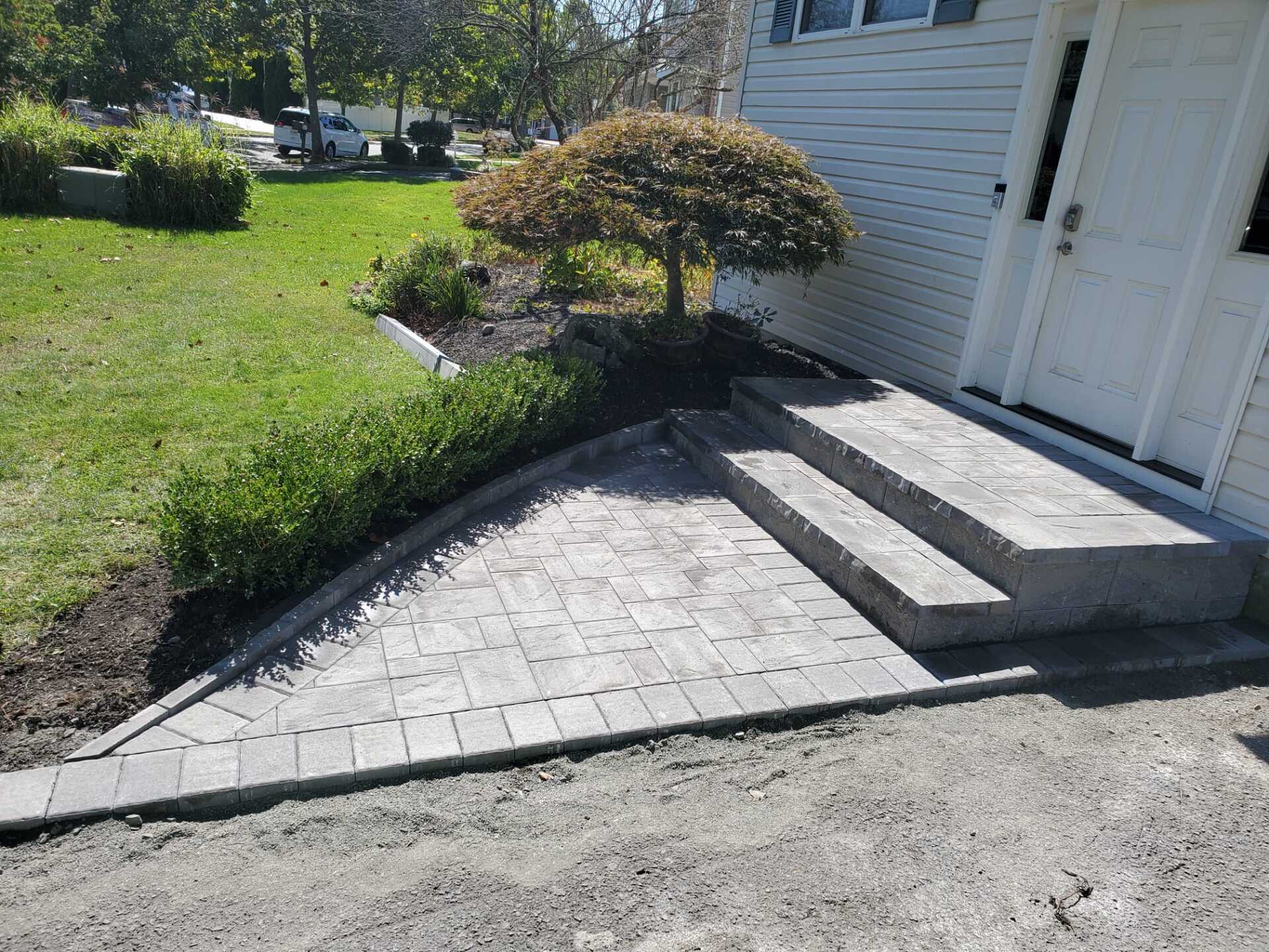 Masonry stairs and steps