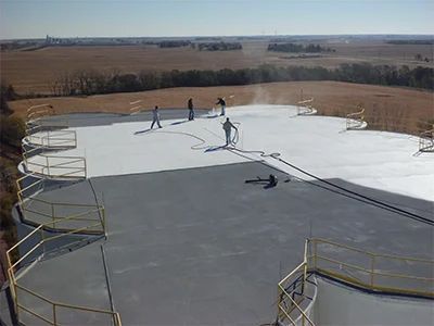 Concrete roof deck