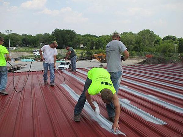Metal roof coating