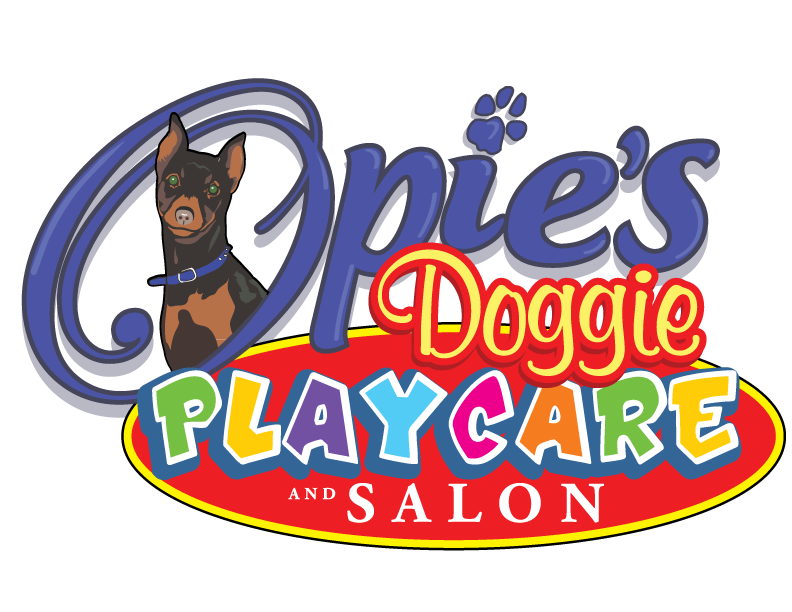 Opie's Doggie Playcare and Salon - Logo