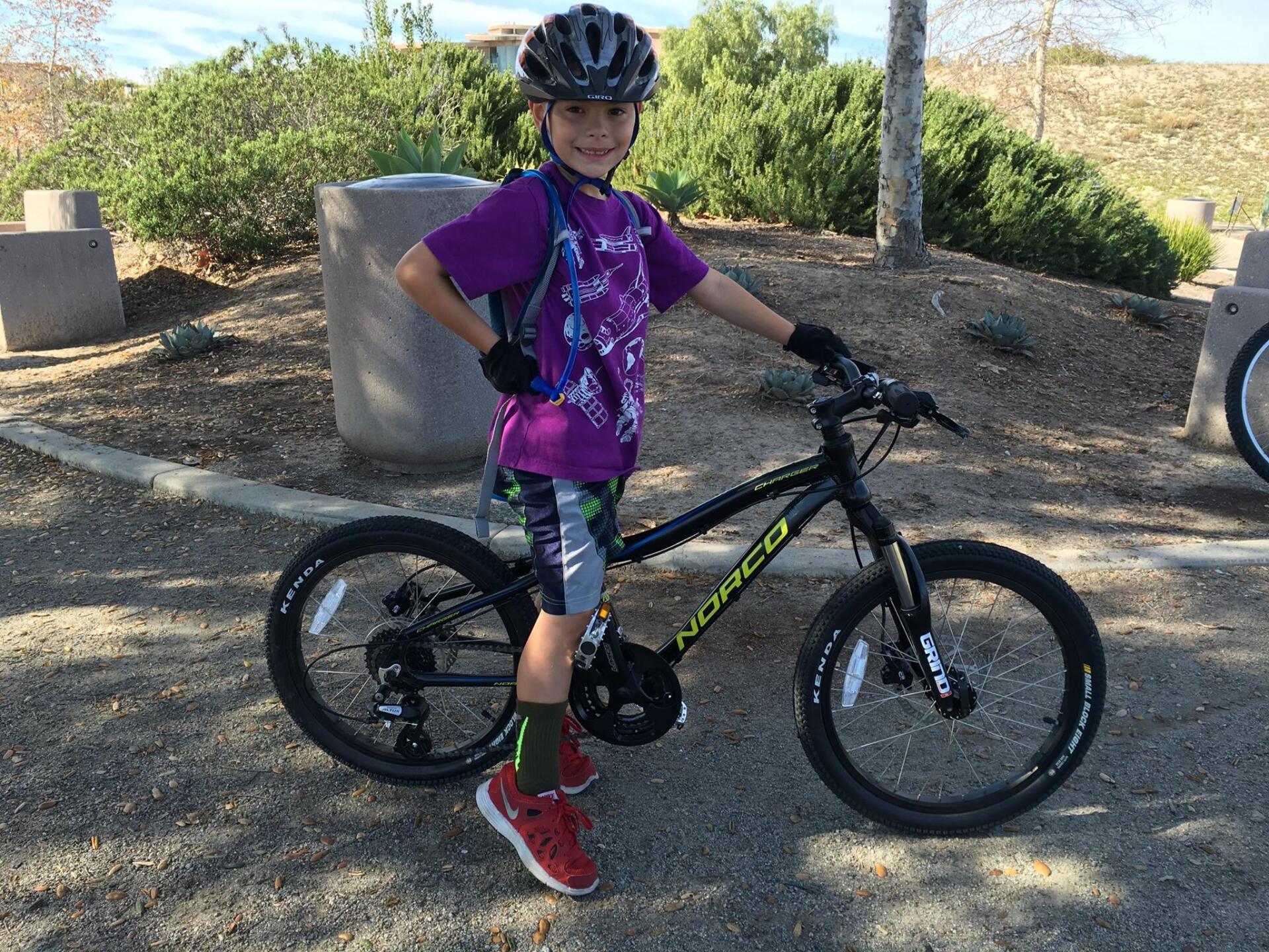 Junior mountain bike in Breckenridge, CO.