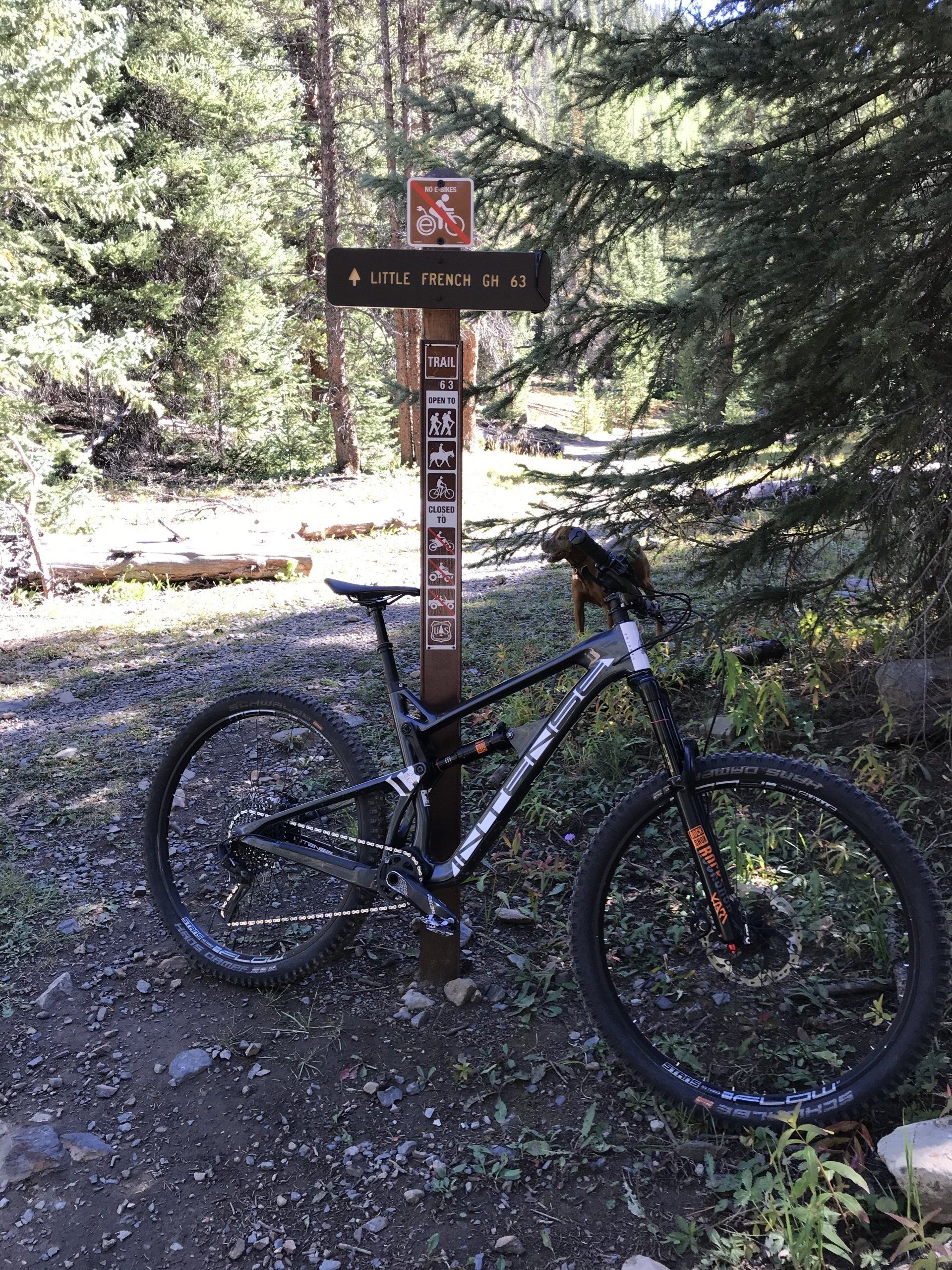 Mountain Bike in Breckenridge, CO.