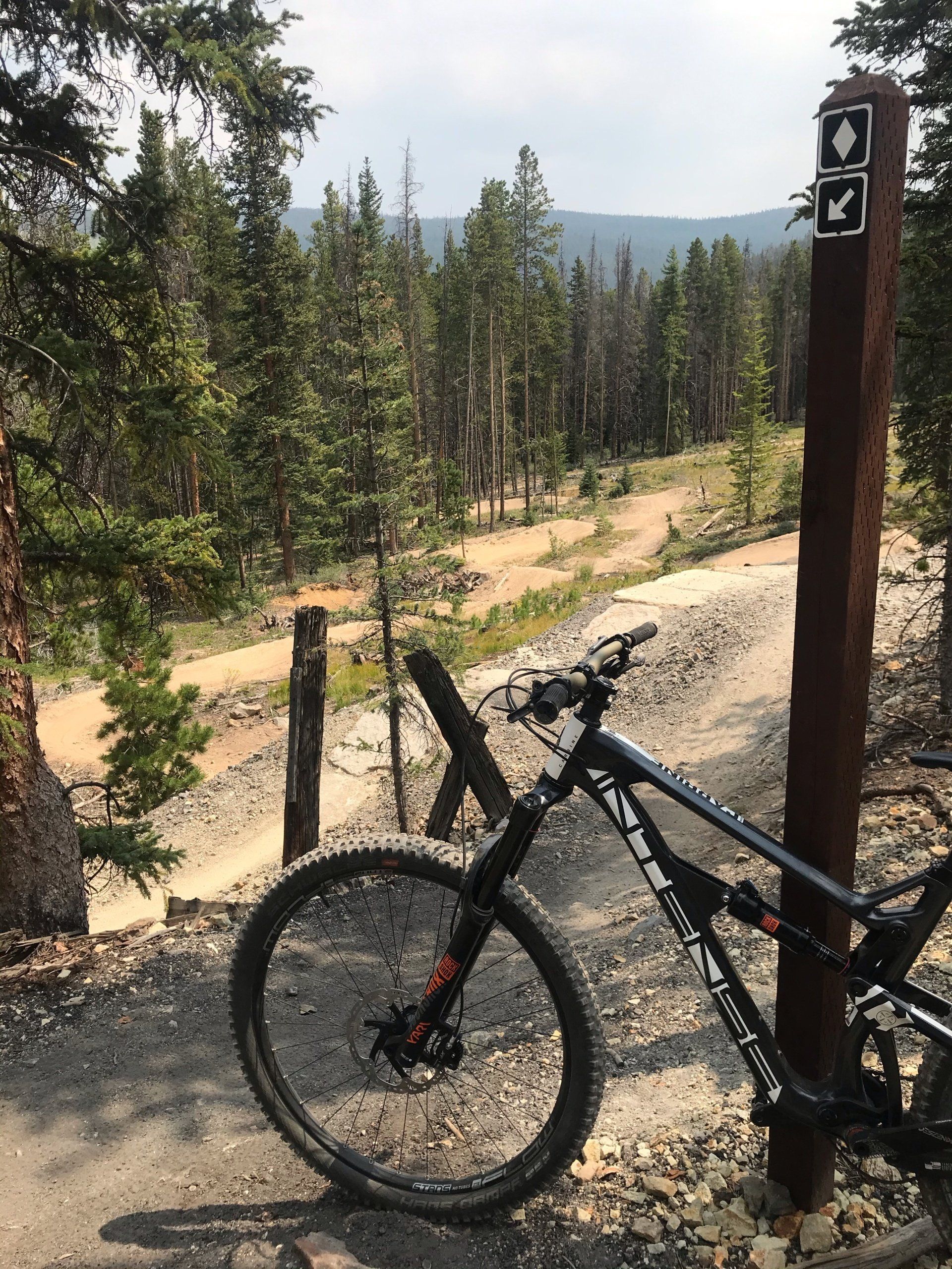 Mountain Bike in Breckenridge, CO.