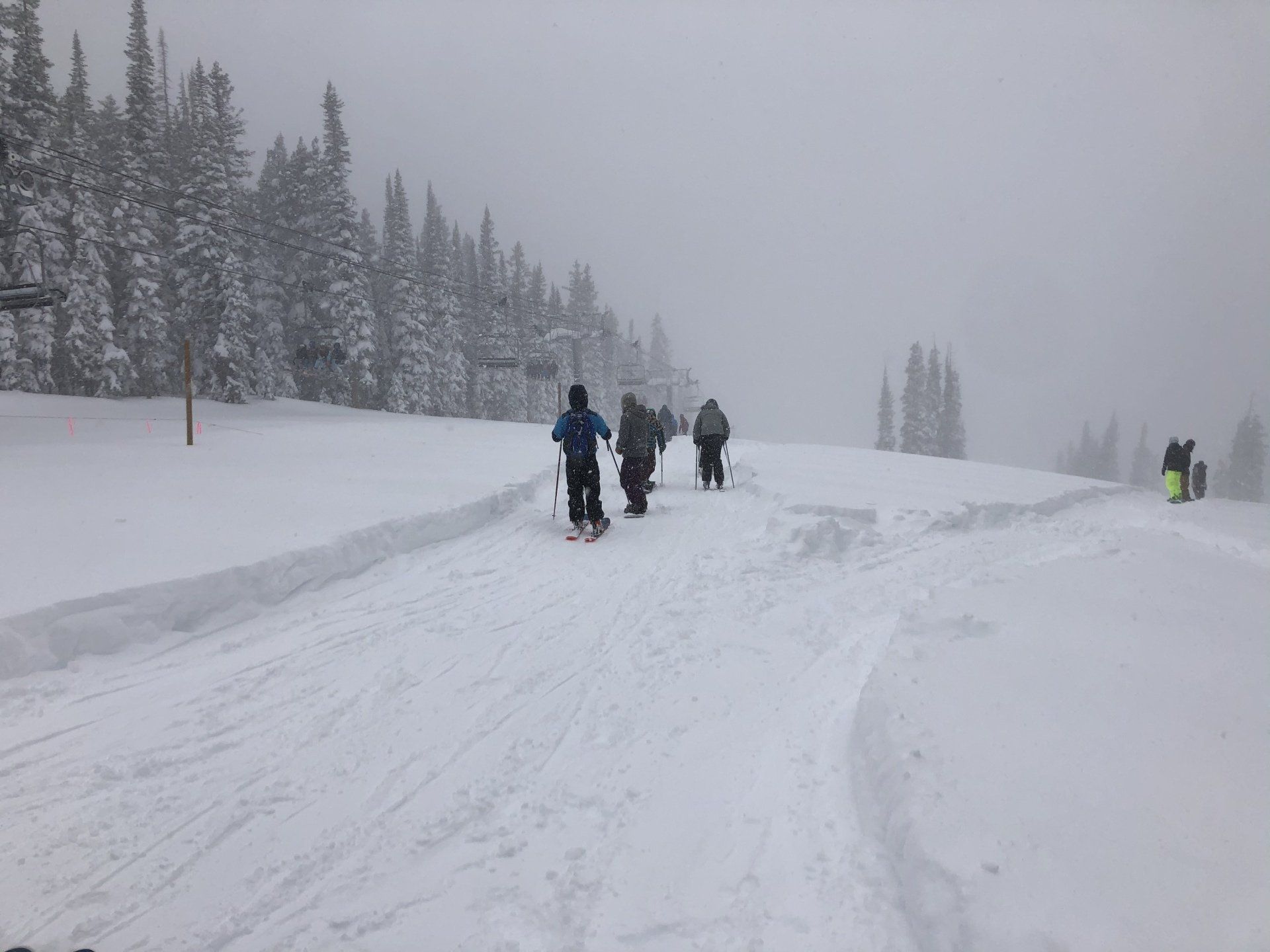 Deep snow in Breckenridge, CO.