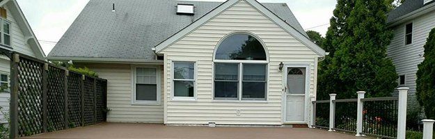 House with beautiful windows