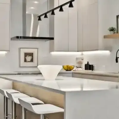Modern unit showing a kitchen