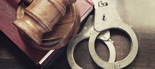 Handcuffs and Gavel