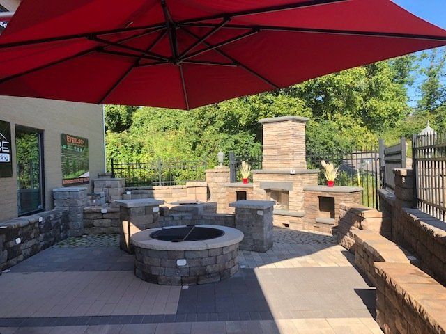 Spacious outdoor kicthen