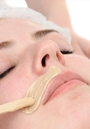 Upper lip waxing